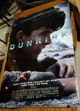 Dunkirk D/s Authentic Movie Poster 27 " X 40 " Christopher Nolan