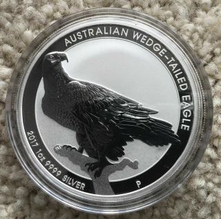 2017 Australian Wedge Tailed Eagle 1 Oz.  Silver Coin