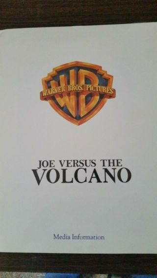 Presskit Joe Versus The Volcano Movie Studio Promo Photo Stills & Media Kit