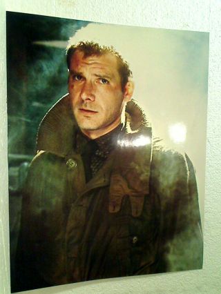 1982 Motion Picture 11x14 Color Lobby Card " Blade Runner " Harrison Ford