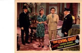 The Living Ghost 1942 Release Lobby Card Horror James Dunn Woodbury,