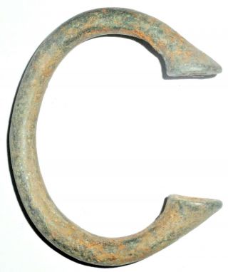 West African Manilla Bronze Trade Bracelet Money,  Associated With The Slave Trade