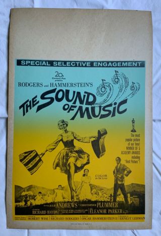Window Card For “the Sound Of Music”