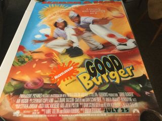 Good Burger 1997 Double Sided Movie Poster 27 X 40 Kenan Thompson,  Kel