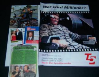 Arnold Schwarzenegger 34 Pc German Clippings Full Pages