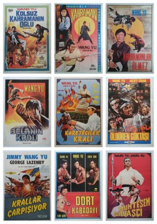 Jimmy Wang Yu Karate Ninja Kung Fu Martial Arts Vintage Movie Posters