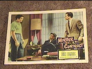 Murder By Contract 1959 Lobby Card 2 Vince Edwards