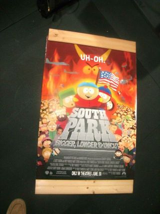 South Park: Bigger,  Longer & Uncut 1999 Ds Movie Poster 27 " X 40 "