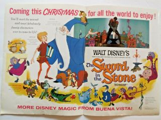 Disney - The Sword In The Stone - 1963 Heavy Stock Trade Ad