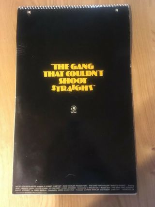 “The Gang That Couldn’t Shoot Straight” Wall Calendar 1971 - 72 2