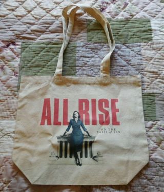 All Rise Basis Of Sex Movie Canvas Tote Bag Rbg Ginsburg Supreme Court 2018