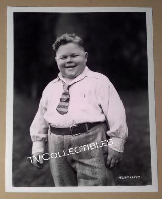 8x10 Photo Our Gang Movies Little Rascals Norman Chaney As Chubby
