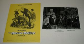 1966 Disney The Gnome Mobile Movie Promo Press Kit Karen Dotrice Matthew Garber