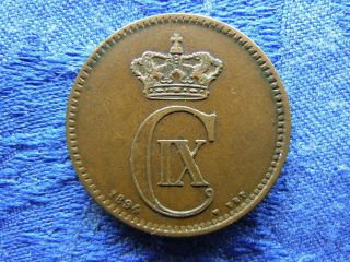 Denmark 5 Ore 1894,  Km794.  2