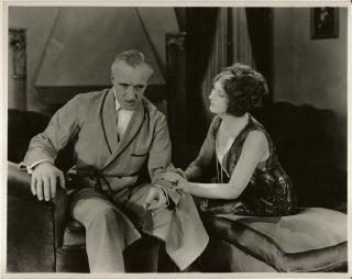 Cleo Madison,  Lewis Stone Orig 1922 Silent Film Photo The Dangerous Age