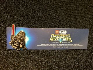 1 Lego Star Wars Freemakers Adventures Season 2 DARTH VADER PIN ONLY 2