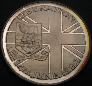 Falkland Islands 50 Pence 1982 Proof - Silver - Liberation - 2026 ¤