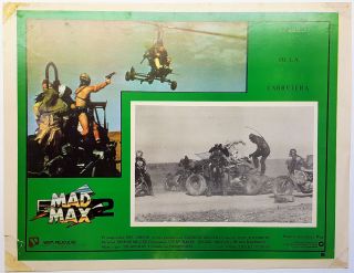 Mel Gibson Mad Max 2: The Road Warrior Lobby Card 1981