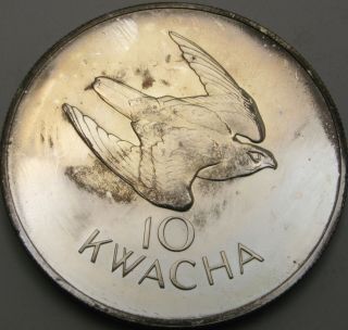 Zambia 10 Kwacha 1979 Proof - Silver - Conservation - 1904 ¤