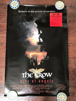 The Crow City Of Angels 27x40 Ds Movie Poster One Sheet Authentic