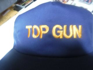 VINTAGE 1986 PARAMOUNT PICTURES TOP GUN HAT,  JOY INSIGNIA,  INC.  CRAFTED IN USA 3