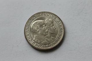 Denmark 2 Kroner 1923 Silver Nr.  56 @