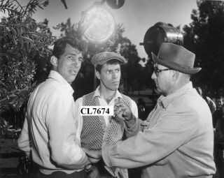 Dean Martin,  Jerry Lewis And Norman Taurog On Movie Set Of 