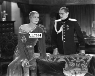 Greta Garbo And Lionel Barrymore In The Movie 
