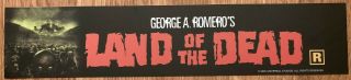⭐ Land Of The Dead (2005) - Double - Sided - Movie Theater Poster / Mylar Small