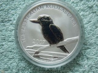 2007 Australian Silver Kookaburra Bu 1 Oz