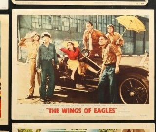 John Wayne The Wings Of Eagles 1957 Movie Lobby Card Poster 11 X 14