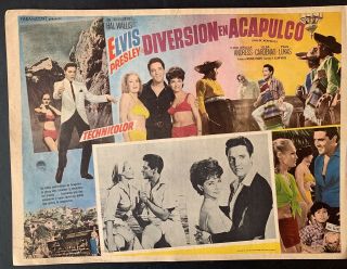 Elvis Presley Fun In Acapulco Ursula Andress Elsa Cardenas Lobby Card 1963