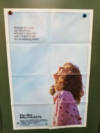 1986 Boy Who Could Fly One Sheet Poster 27x41 Jay Underwood,  Lucy Deakins Drama