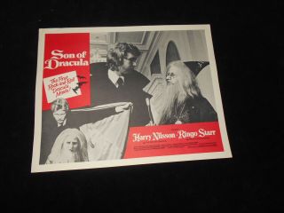 Son Of Dracula Harry Nilsson Ringo Starr Horror Musical Lobby Card