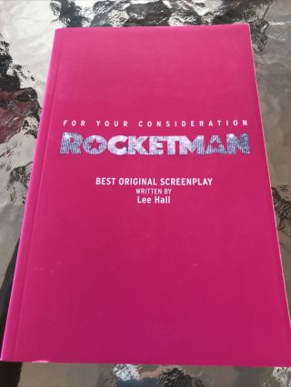 Rocketman (2019) Screenplay Book Fyc Elton John