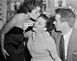 Elizabeth Taylor,  Judy Garland,  Montgomery Clift Backstage At The Palace Photo