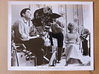 Jack Smight And Sandra Dee By The Camera Candid Photo 1964 I 