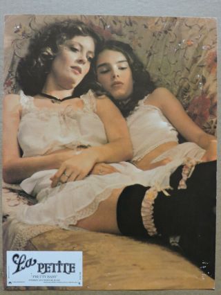 Brooke Shields And Susan Sarandon In Lingerie French Lobby Card 1978 Pretty Baby