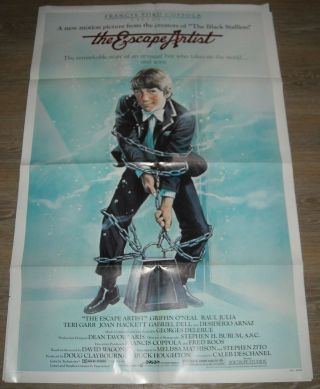 1982 The Escape Artist 1 Sheet Movie Poster Griffin O 