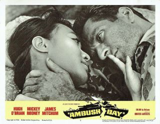 Hugh O’brian,  Ambush Bay (1966) Lobby Card 2,  Tisa Chang