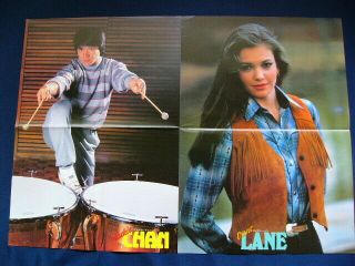 1980s Diane Lane Jackie Chan 成龍 / Cynthia Rhodes Matt Dillon Japan Poster Very R