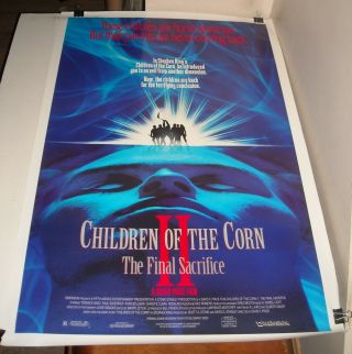 Rolled 1992 Children Of The Corn Ii The Final Sacrifice 1 Sheet Movie Poster
