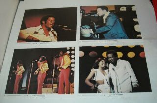 1973 Save The Children Set Of 8 Lobby Cards Concert Jackson 5 Staple Singers