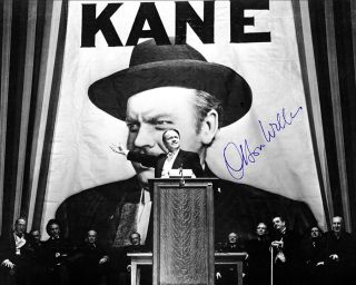 Orson Welles Legendary Cinema Classic Citizen Kane 8x10 Autographed Photo Rp