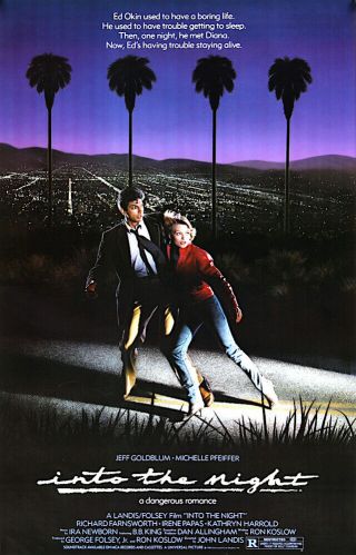 1985’s Into The Night Rolled 27x41 One - Sheet Poster