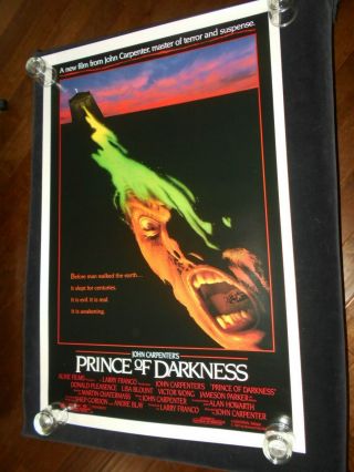 Prince Of Darkness John Carpenter Horror Rolled One Sheet Poster