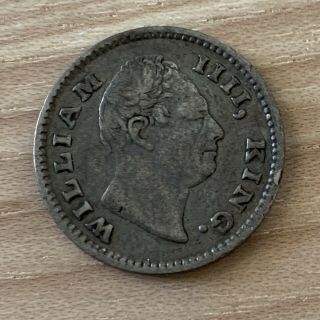 East India Company Silver 1/4 Rupee 1835 King William Iiii (a72)