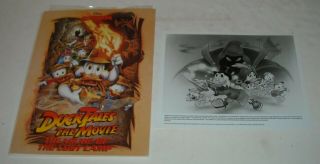 Disney Duck Tales Treasure Of The Lost Lamp Promo Movie Press Kit 6 Photos