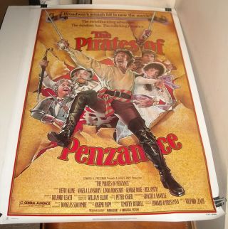Rolled 1983 The Pirates Of Penzance 1 Sheet Movie Poster Linda Ronstadt Gga