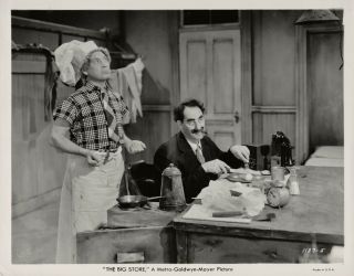 Groucho Marx,  Harpo Marx 1941 Scene Still The Big Store